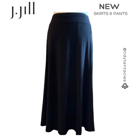 J.Jill Black Maxi Skirt Women's Size Medium - Picture 1 of 5